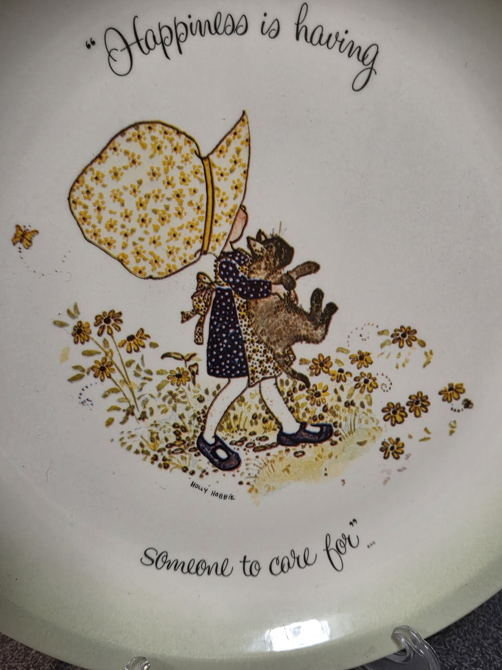 Holly Hobbie Plate Set – "Mother & Caring" Quotes Set Of 2 - Picture 3 of 9